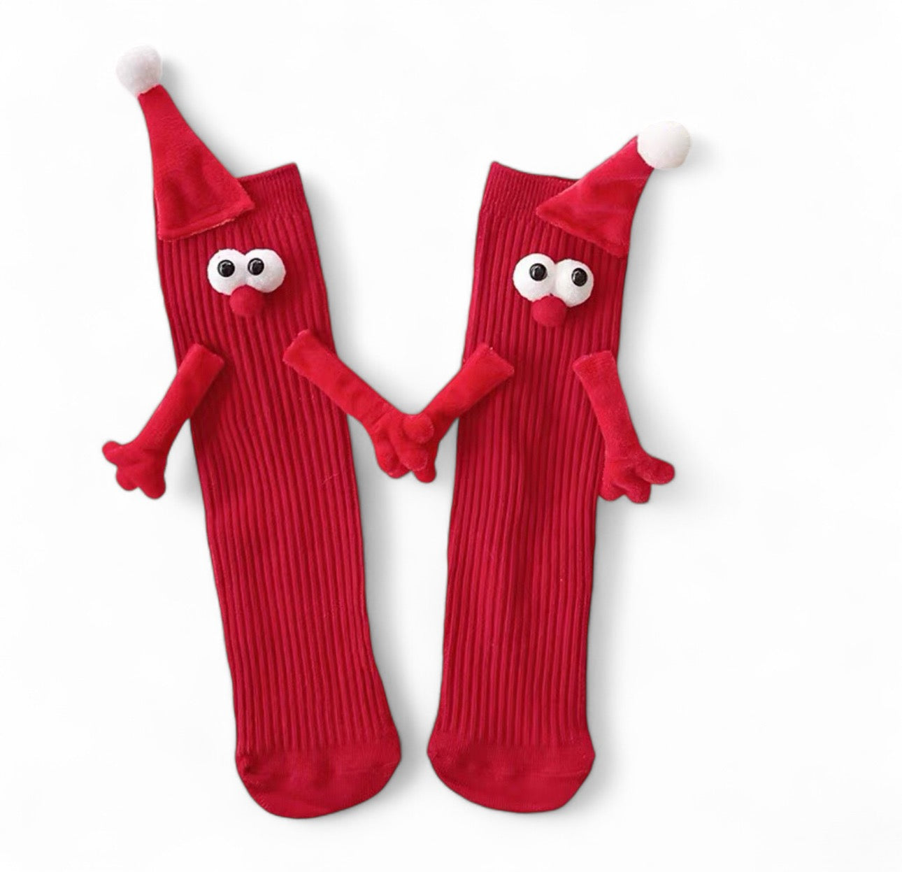 Christmas Socks w Magnetic Hands