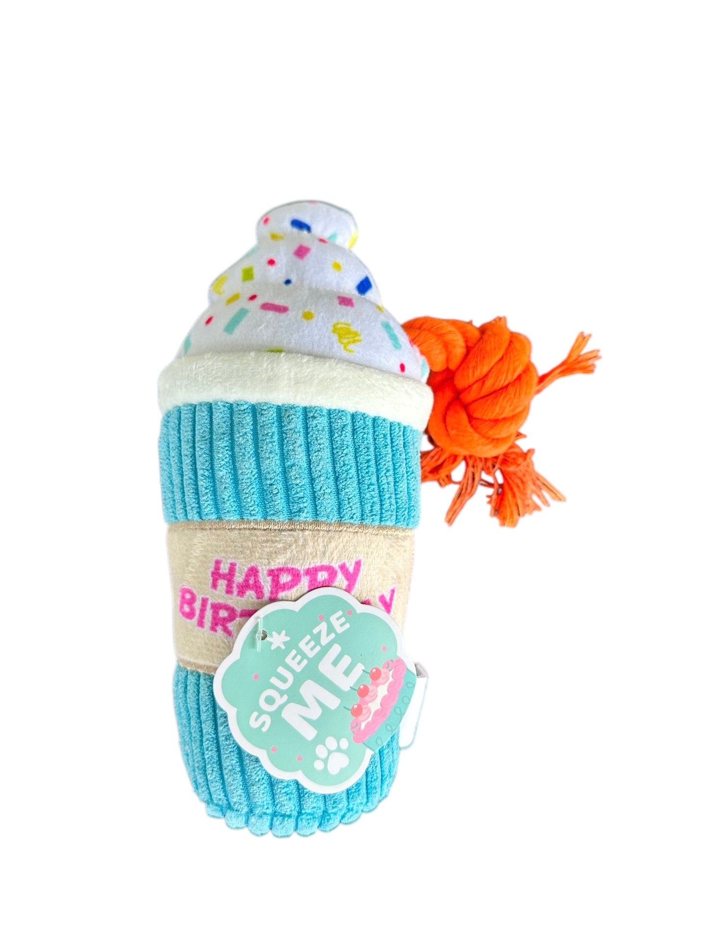 Birthday Cupcake Tug Toy