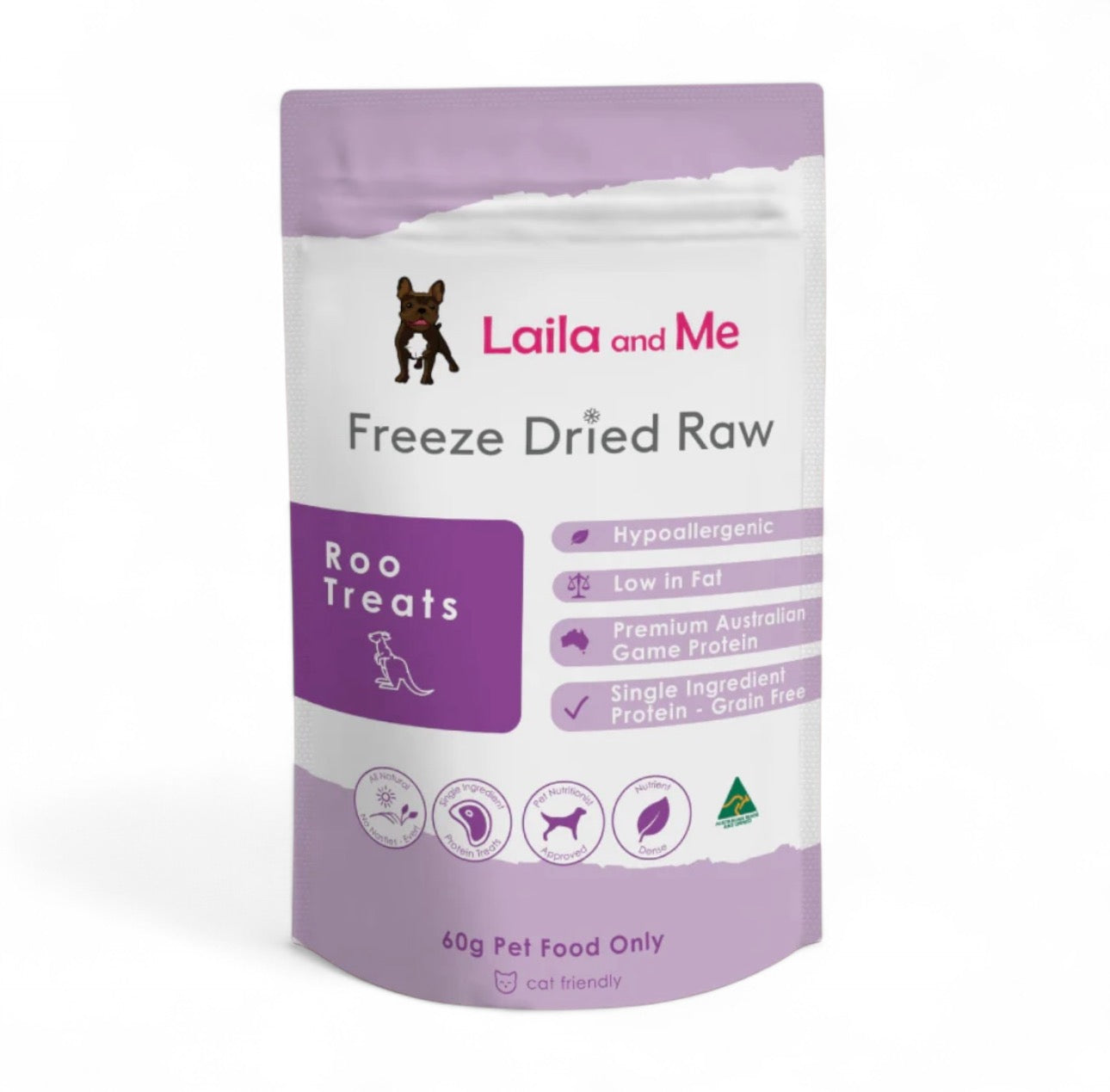 Freeze Dried Raw Kangaroo Treats 60g